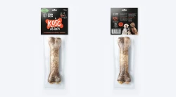 Kość do Żucia z Łososiem w Skórze z Łososia 17cm JOHN DOG