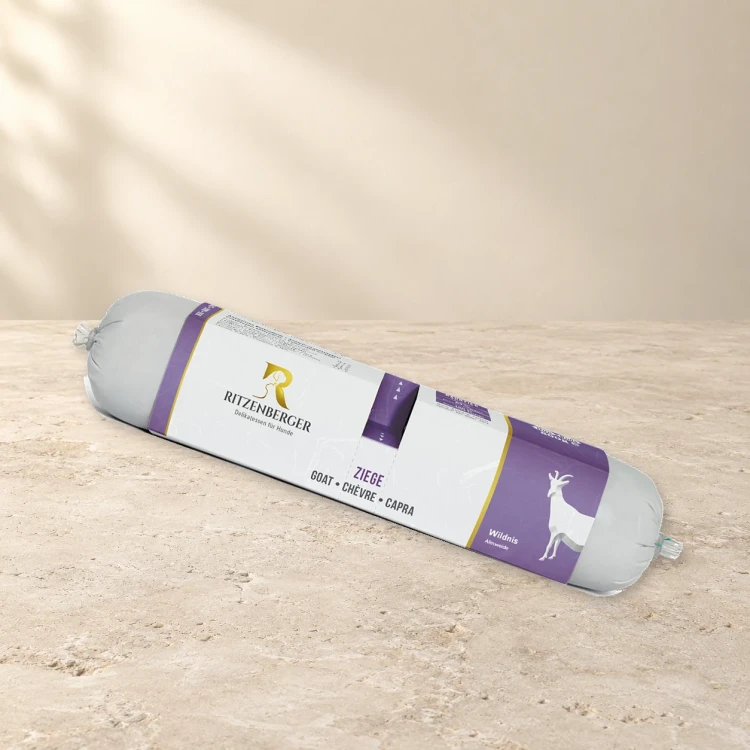 Ritzenberger Koza Duo-Rolls 2 × 400 g – karma mokra dla psa — na jasnym tle