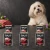 Zestaw 6 puszek karmy mokrej John Dog Wołowina Pure Black po 400 g obok psa