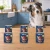 Zestaw 6 puszek karmy mokrej John Dog Wołowina z borówkami Berry Line po 800 g obok psa w domu