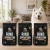 Zestaw Tales & Tails 3 × 4 kg z wołowiną dla dorosłych psów obok psa w domu.