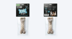 Kość do Żucia z Dorszem w Skórze z Dorsza 12cm JOHN DOG