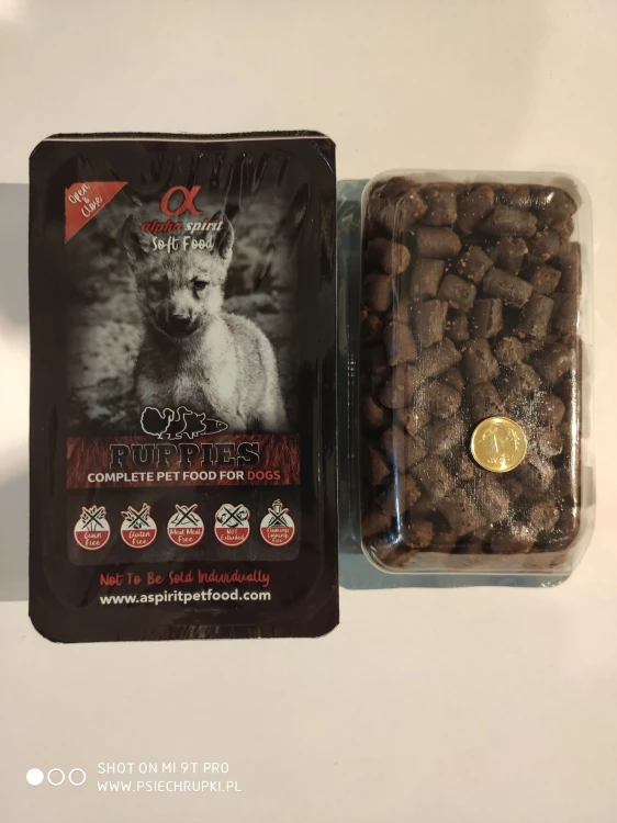 Alpha Spirit Puppies 200 g – tacka karmy dla szczeniąt