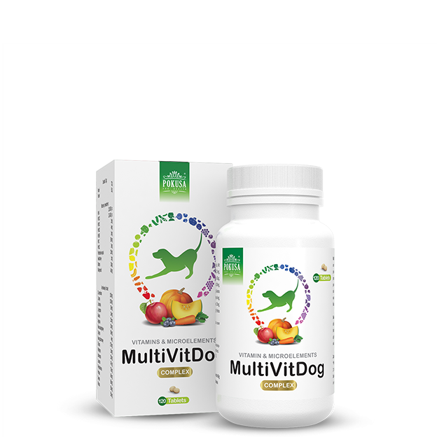 Pokusa MultiVitDog – 120 tabletek dla psa
