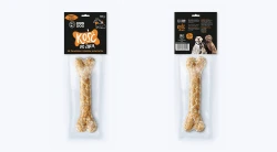 Kość do Żucia z dodatkiem Żwacza i Penisa Wołowego 17cm JOHN DOG
