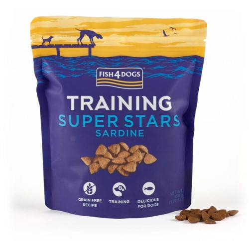 Fish4Dogs Training Super Stars Sardine 150 g – przysmaki