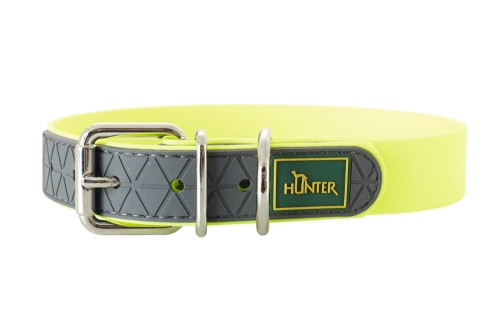 Hunter Convenience – żółta obroża 35 cm, obwód szyi 23–31 cm