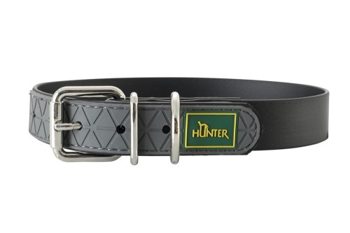 Hunter Convenience – czarna obroża, obwód szyi 42–50 cm