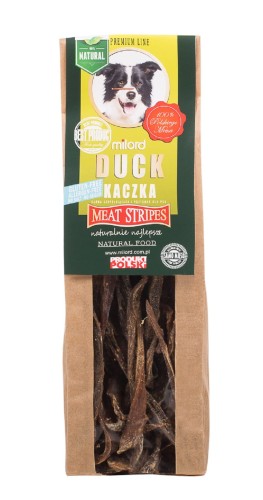 Milord kaczka w paskach 80 g – suszone mięso
