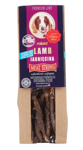 Milord jagnięcina w paskach 80 g – suszone mięso