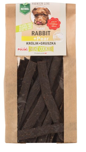 Milord królik z gruszką 80 g – opakowanie ciasteczek dla psa