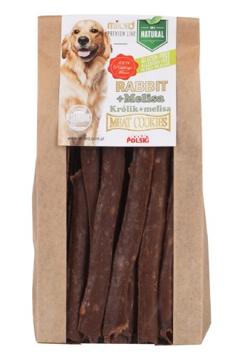 Milord królik z melisą 80 g – mięsne ciasteczka