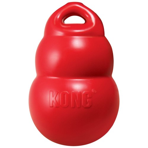 KONG Bounzer M – czerwona zabawka dla psa