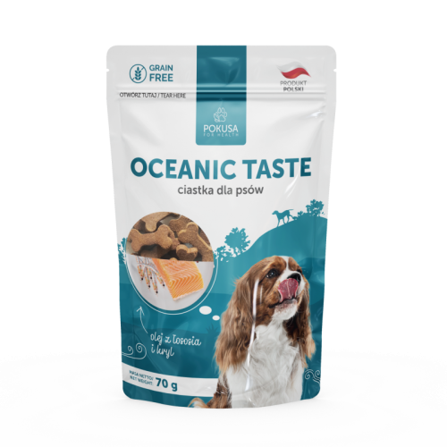 Pokusa Oceanic Taste 70 g – ciastka dla psa