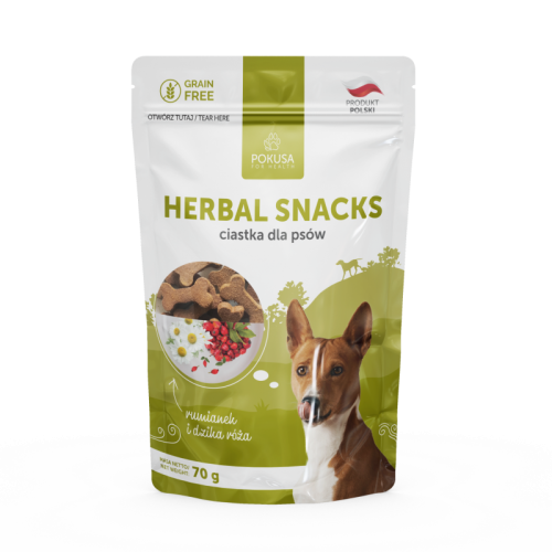 Pokusa Herbal Snacks 70 g – ciastka dla psa