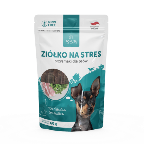 Pokusa Ziółko na stres 60 g – przysmaki dla psa