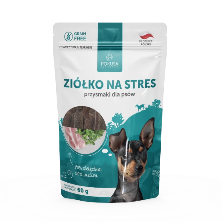 Pokusa Ziółko na stres 60 g – przysmaki dla psa
