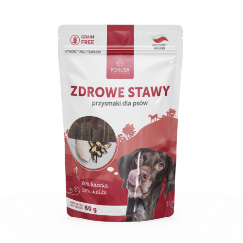 Pokusa Zdrowe stawy 60 g – przysmaki dla psa