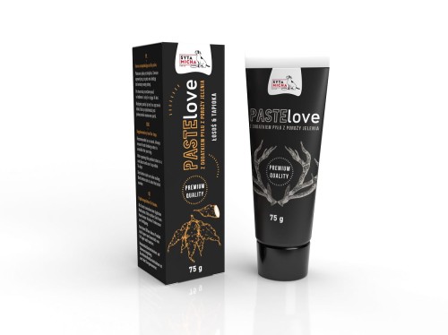 Syta Micha PasteLOVE łosoś z tapioką 75 g – tubka i kartonik