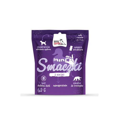 Syta Micha mini miękkie smaczki z kaczką 60 g