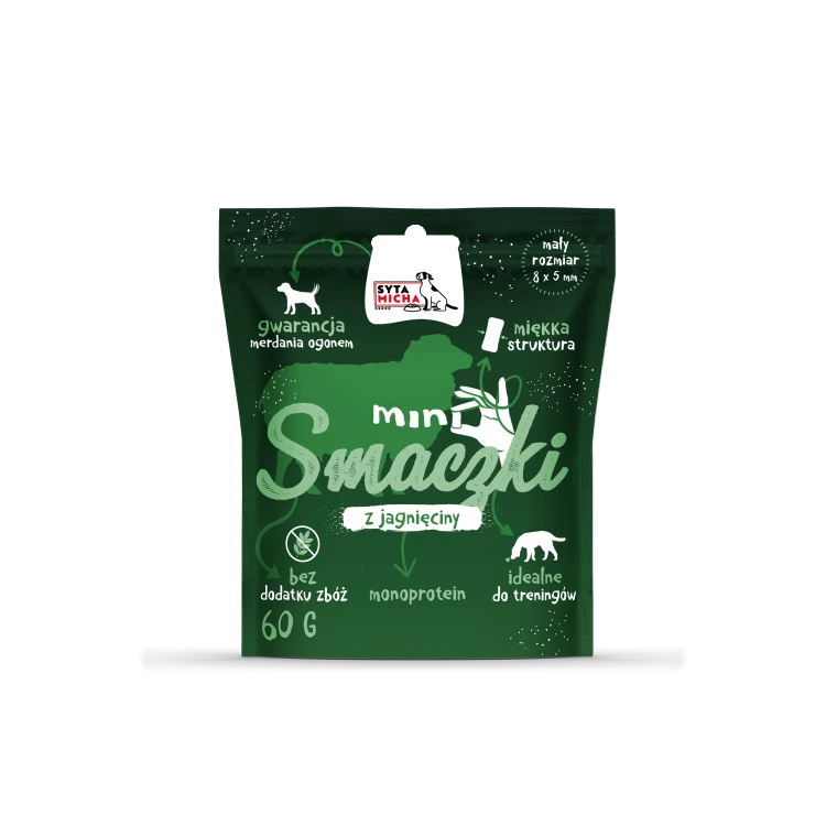 Syta Micha mini miękkie smaczki z jagnięciną 60 g