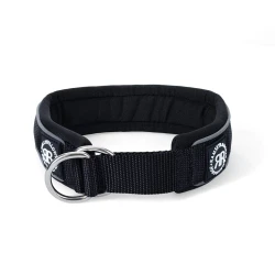 4cm RR Collar Soft Padded & Reflective BULLYBILLOWS obroża półzaciskowa dla psa czarna