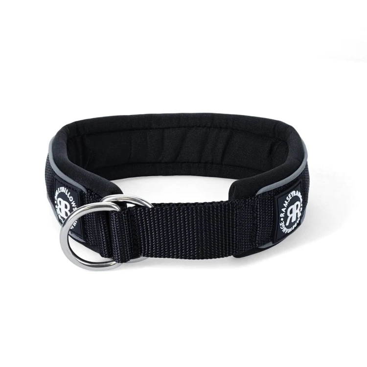 BullyBillows RR Collar Soft Padded – obroża czarna, szerokość 4 cm