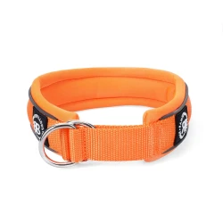 4cm RR Collar Soft Padded & Reflective BULLYBILLOWS obroża półzaciskowa dla psa pomarańczowa