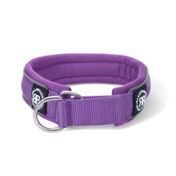 4cm RR Collar Soft Padded & Reflective BULLYBILLOWS obroża półzaciskowa dla psa fioletowa