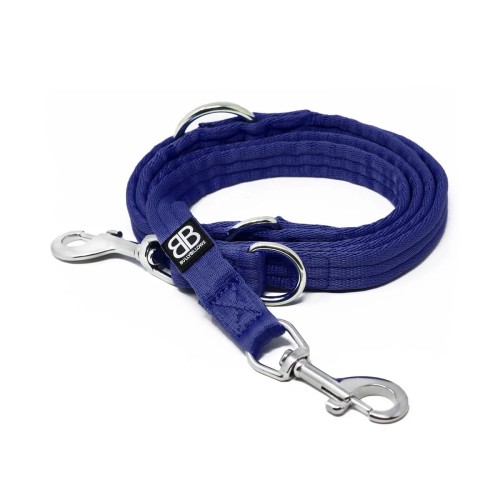 BullyBillows Double Ended Training Lead – smycz niebieska, długość 200 cm