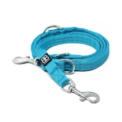 Double Ended Training Lead BULLYBILLOWS smycz przepinana dla psa 200cm błękitna