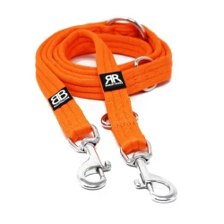 Double Ended Training Lead BULLYBILLOWS smycz przepinana dla psa 200cm pomarańczowa