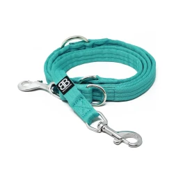 Double Ended Training Lead BULLYBILLOWS smycz przepinana dla psa 200cm turkusowa