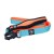 BullyBillows RR Nylon Combat Lead – smycz błękitno-pomarańczowa, długość 120 cm