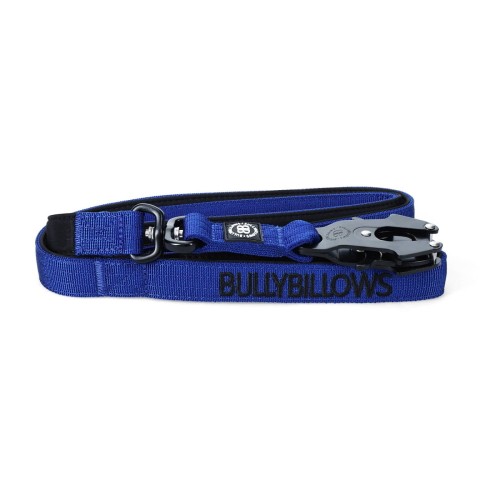 BullyBillows Swivel Combat Lead – smycz niebieska, długość 140 cm