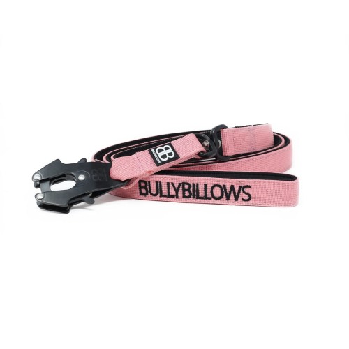 BullyBillows Swivel Combat Lead 140 cm – smycz różowa