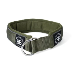 5cm RR Collar Soft Padded & Reflective BULLYBILLOWS obroża półzaciskowa dla psa khaki