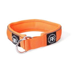 5cm RR Collar Soft Padded & Reflective BULLYBILLOWS obroża półzaciskowa dla psa pomarańczowa