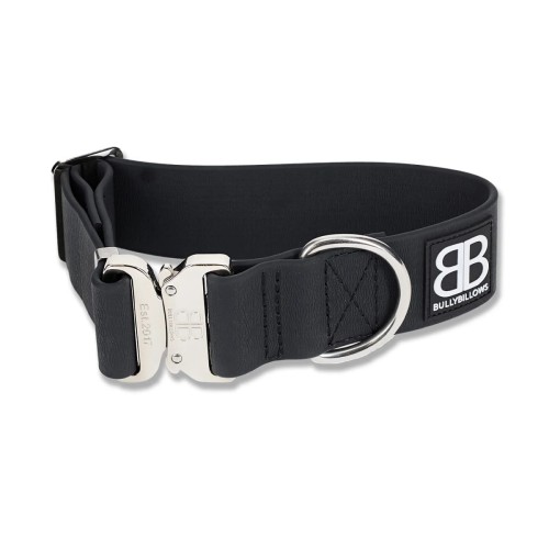 BullyBillows Combat Billowthane Collar Platinum – obroża, szerokość 5 cm