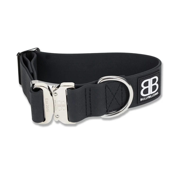 BullyBillows Combat Billowthane Collar Platinum – obroża, szerokość 5 cm
