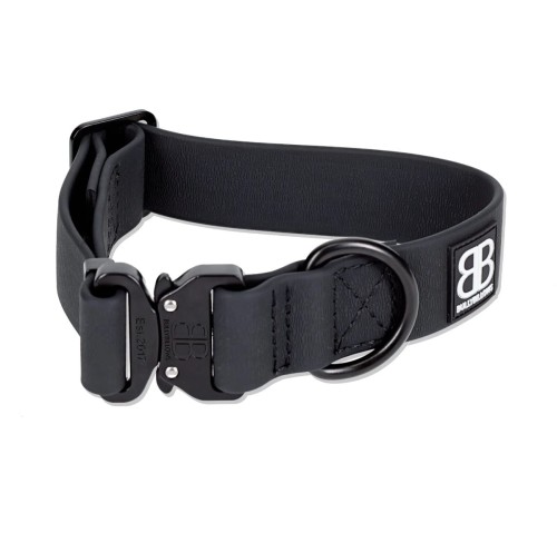 BullyBillows Combat Billowthane Collar Black – obroża, szerokość 4 cm