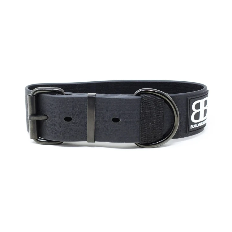 BullyBillows Billowthane Collar Black – obroża, szerokość 5 cm