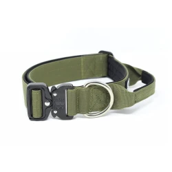 4cm Combat® Collar With Handle BULLYBILLOWS obroża z uchwytem dla psa khaki
