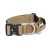 BullyBillows Combat Collar With Handle – obroża beżowa, szerokość 4 cm