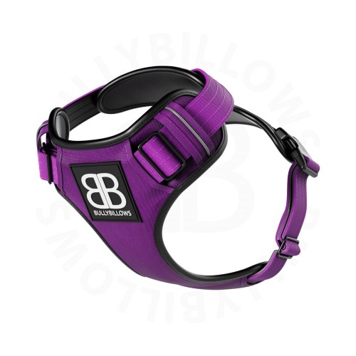 BullyBillows Premium Comfort Harness – szelki fioletowe