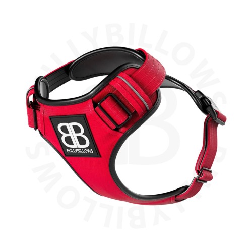 BullyBillows Premium Comfort Harness – szelki czerwone
