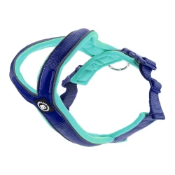 RR - Slip on Padded Comfort Harness BULLYBILLOWS szelki bezuciskowe dla psa niebiesko-turkusowe