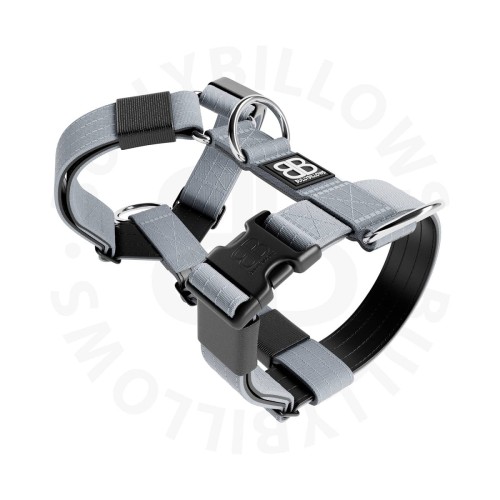 BullyBillows TRI-Harness Anti-Pull – szelki szare