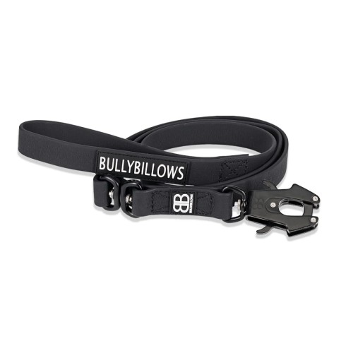 BullyBillows Billowthane Swivel Lead Matte Black – smycz, długość 120 cm
