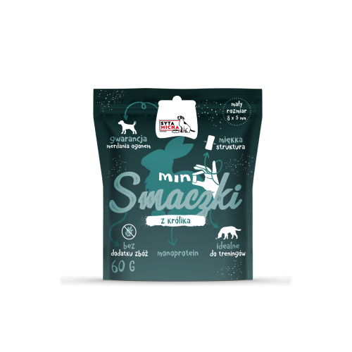 Syta Micha mini miękkie smaczki z królikiem 60 g